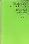 Erläuterungen und Dokumente zu Christa Wolf: Kassandra (Reclams Universal-Bibliothek) Study Guides