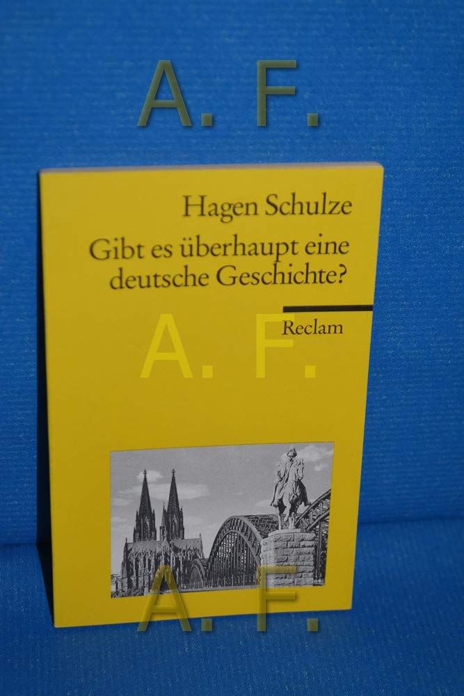 Gibt es überhaupt eine deutsche Geschichte? (Reclams Universal-Bibliothek) Foreign Languages ​​& Dictionaries