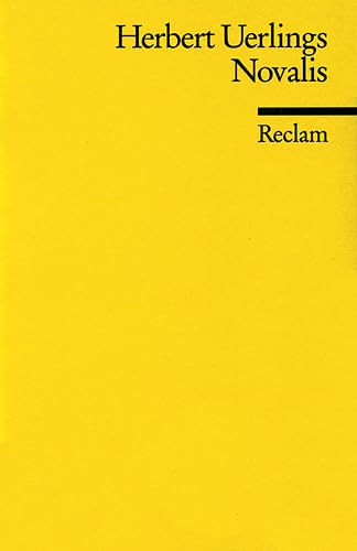 Novalis (Friedrich von Hardenberg): (Literaturstudium) (Reclams Universal-Bibliothek) Contemporary literature