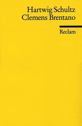 Clemens Brentano: (Literaturstudium) (Reclams Universal-Bibliothek) Poetry