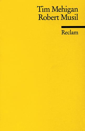 Robert Musil (Reclams Universal-Bibliothek) Contemporary literature