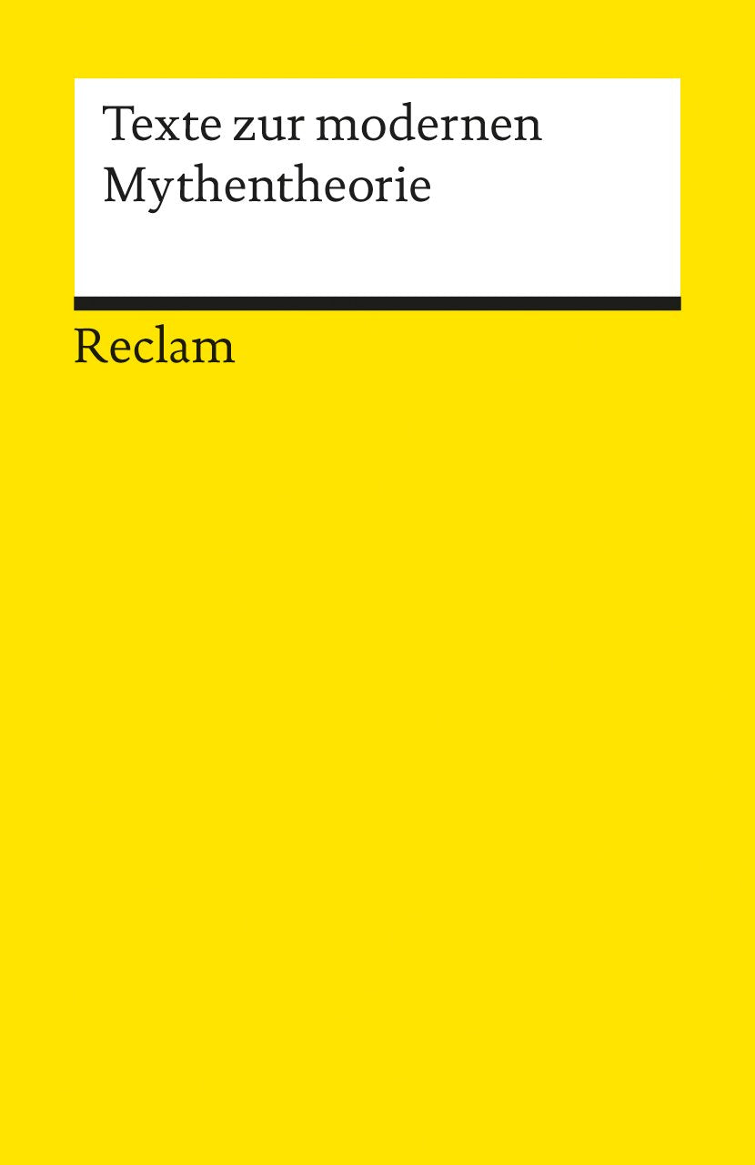 Texte zur modernen Mythentheorie Contemporary literature