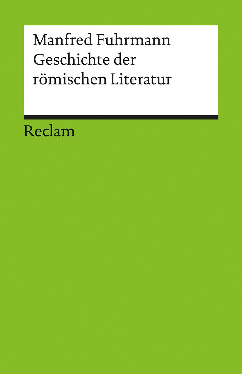 Geschichte der römischen Literatur Contemporary literature