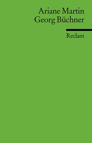 Georg Büchner (Reclams Universal-Bibliothek) Art & Literature