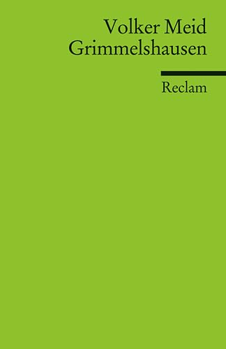 Grimmelshausen: Leben, Werk, Wirkung (Reclams Universal-Bibliothek) Art & Literature
