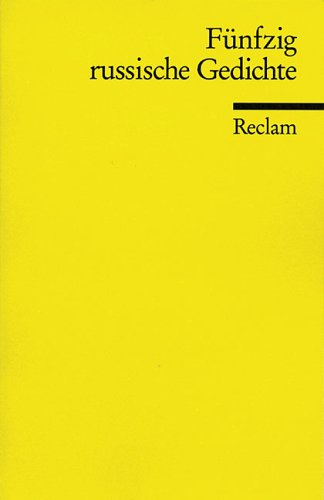 Fünfzig russische Gedichte (Reclams Universal-Bibliothek) Poetry