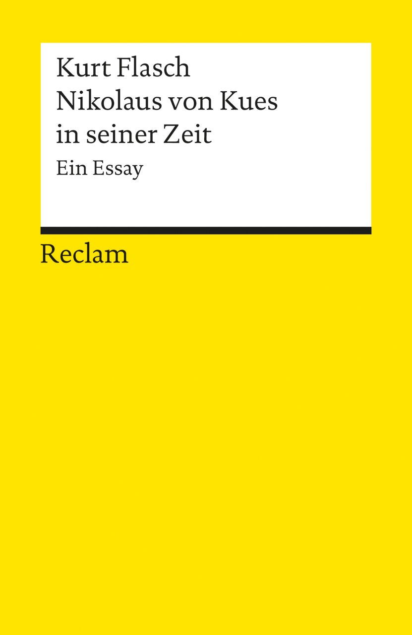 Nikolaus von Kues in seiner Zeit Philosophy