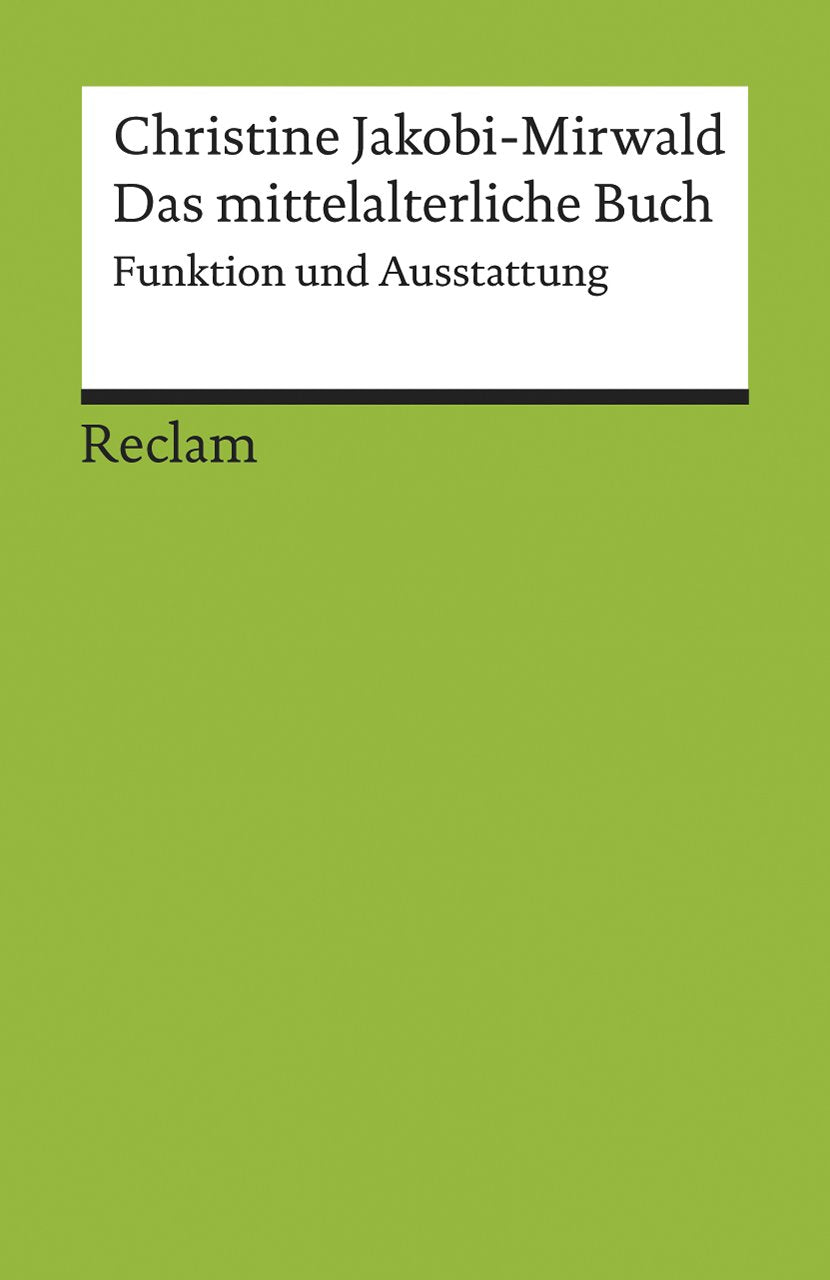 Product Image: Das mittelalterliche Buch