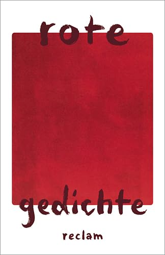 Rote Gedichte (Reclams Universal-Bibliothek) Poetry