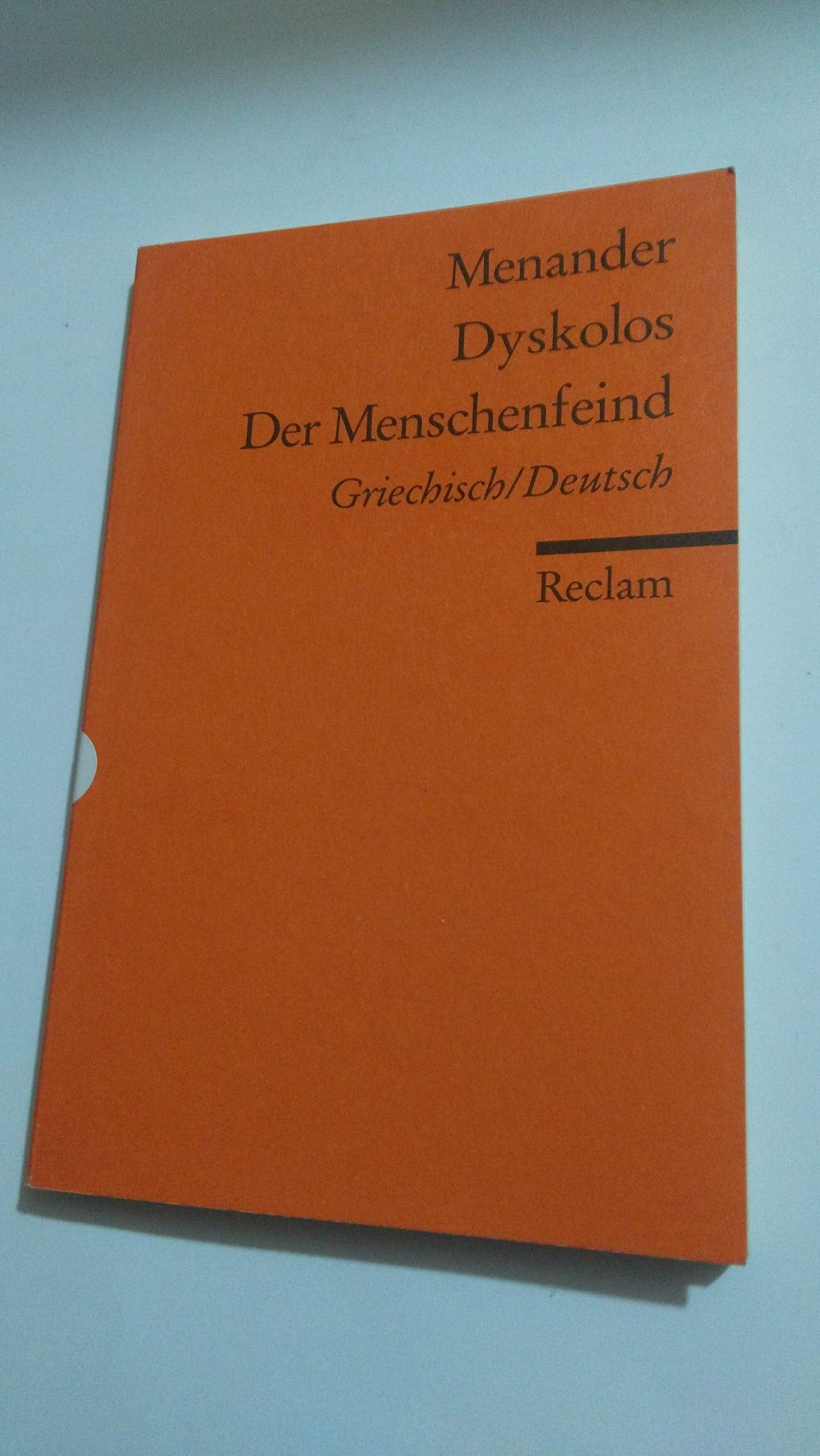 Dyskolos. Der Menschenfeind Drama