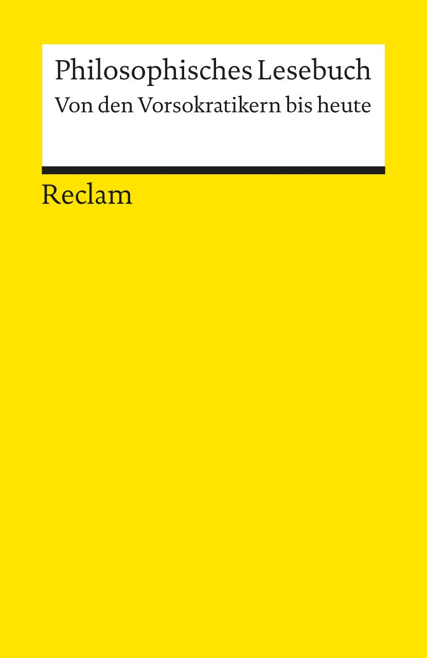 Philosophisches Lesebuch Philosophy Books