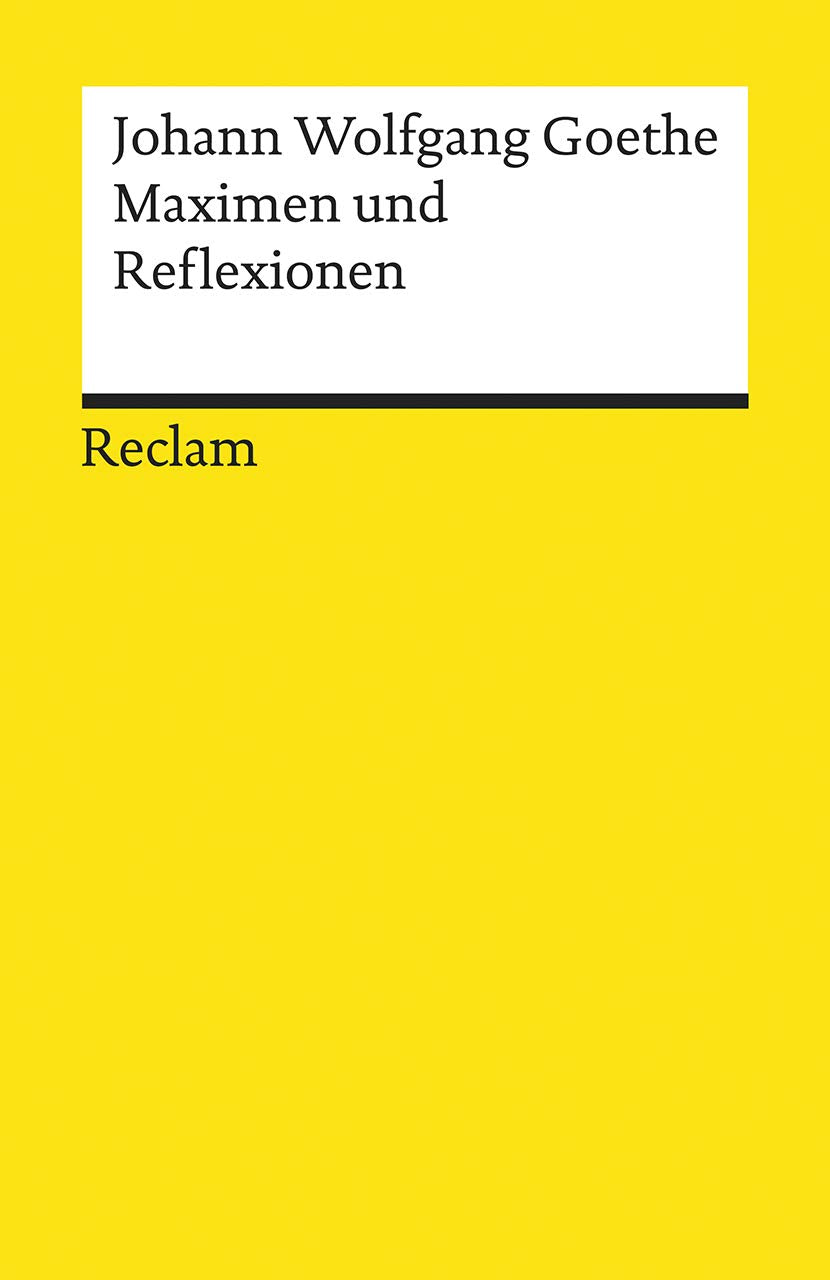 Maximen und Reflexionen Classics