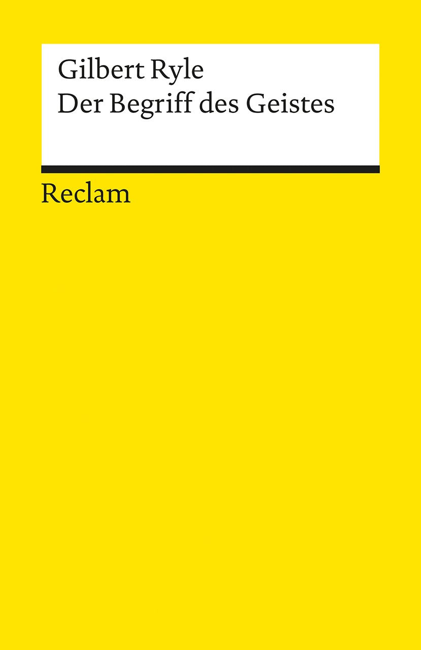 Der Begriff des Geistes Philosophy