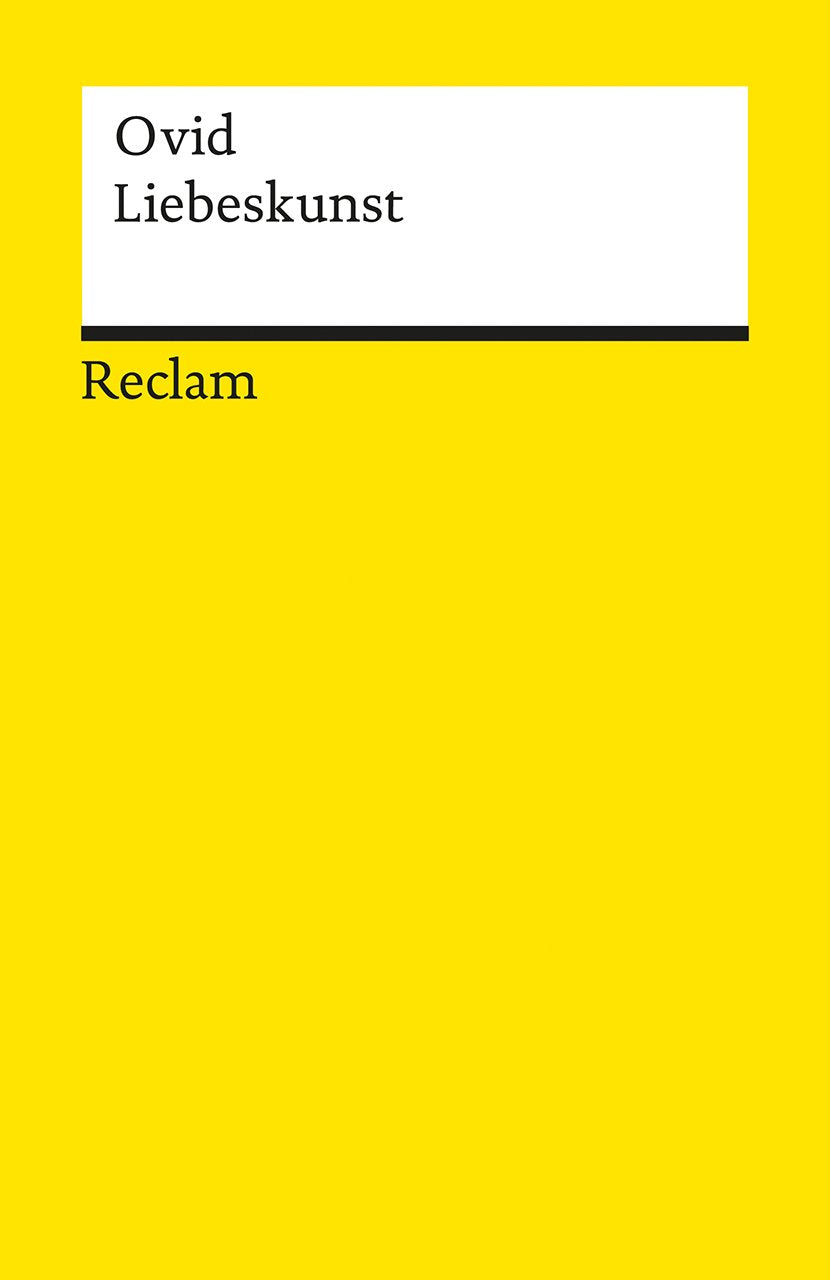 Liebeskunst (Reclams Universal-Bibliothek) Poetry
