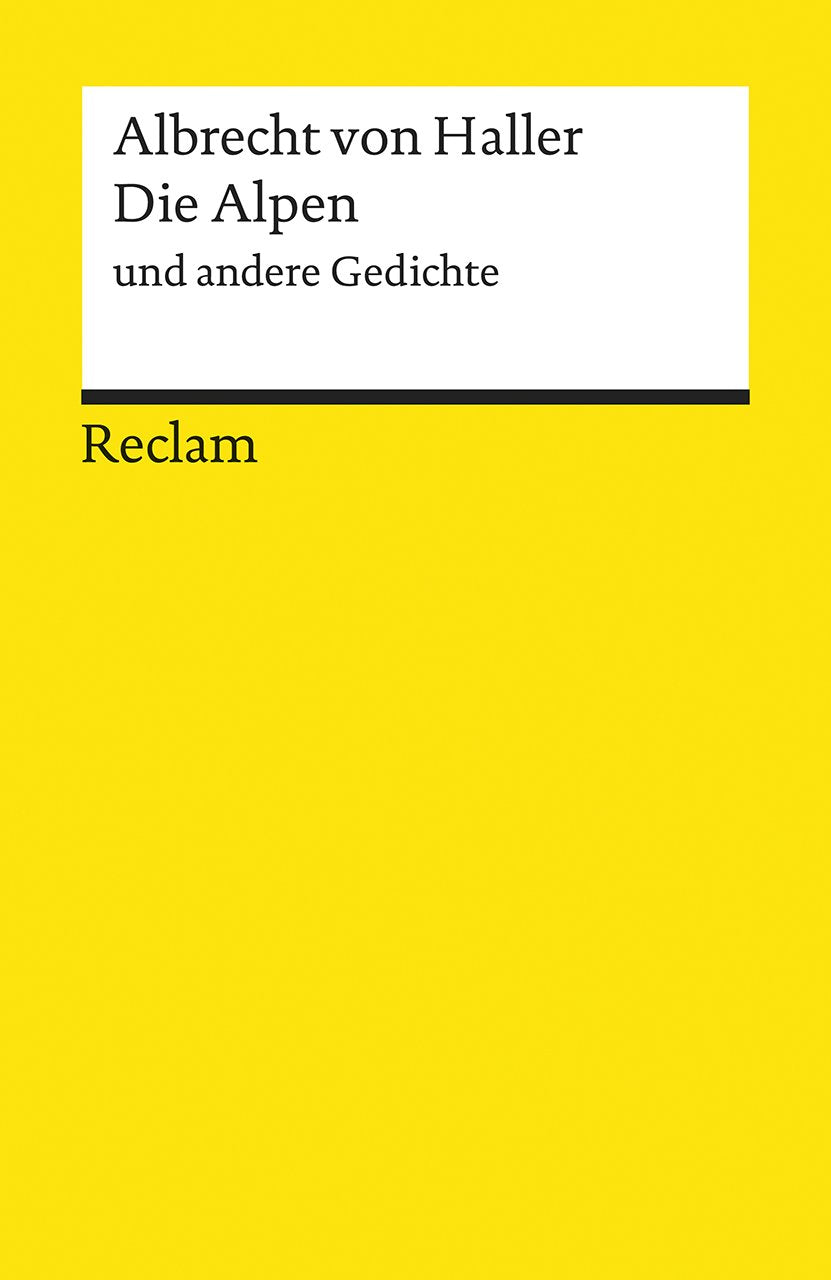 Die Alpen und andere Gedichte Poetry