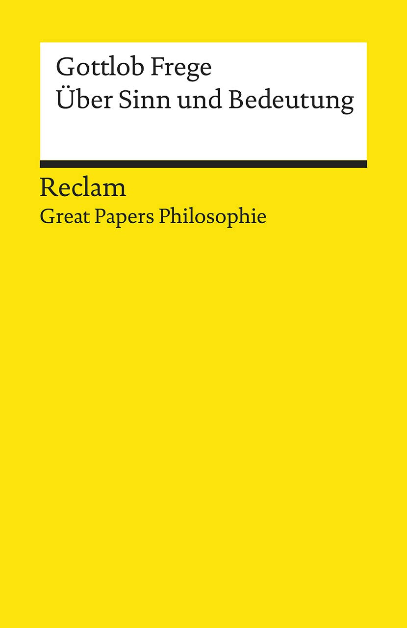 Über Sinn und Bedeutung Philosophy