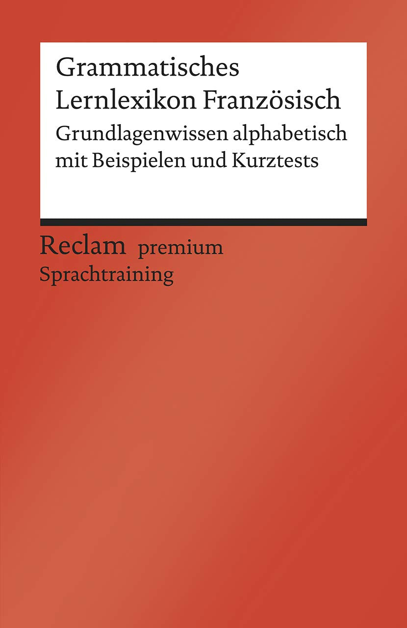 Grammatisches Lernlexikon Französisch Education & Training