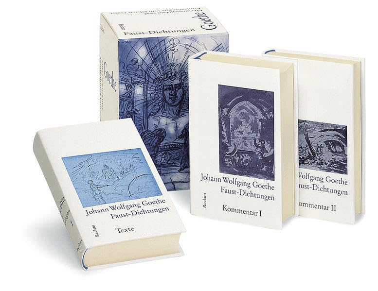 Faust-Dichtungen: Band 1: Texte. Band 2: Kommentar I. Band 3: Kommentar II Contemporary literature