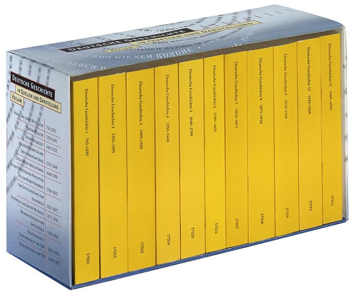 Deutsche Geschichte in Quellen und Darstellung, 11 Bände German history