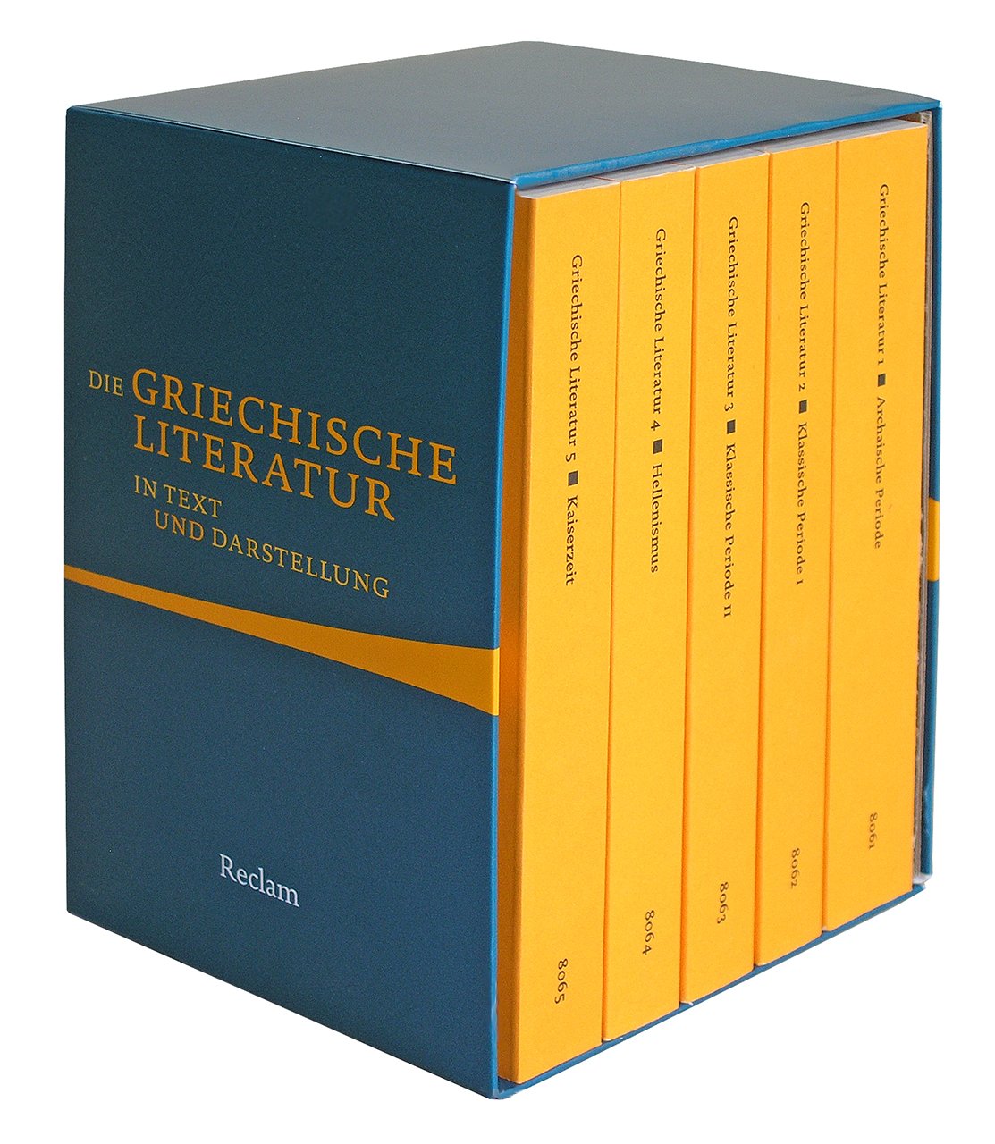 Die griechische Literatur in Text und Darstellung: Fünf Bände in Kassette (Reclams Universal-Bibliothek) Historical Fiction