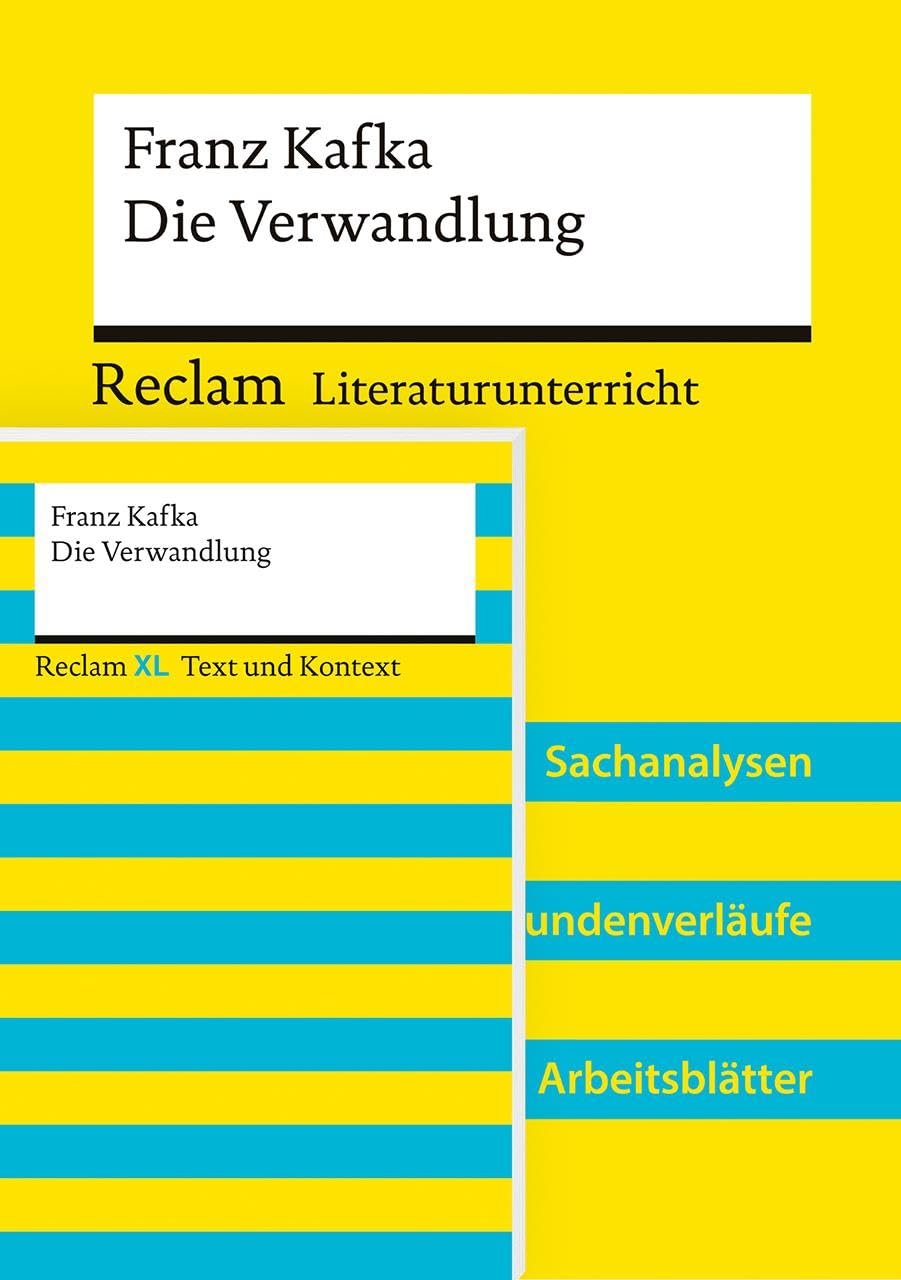 Paket für Lehrkräfte "Franz Kafka: Die Verwandlung" (Textausgabe und Lehrerband). 2 Bände eingeschweißt: Praktisches Bundle mit Primärtext und Unterrichtsmaterialien (Reclam Literaturunterricht) Learning & Reference