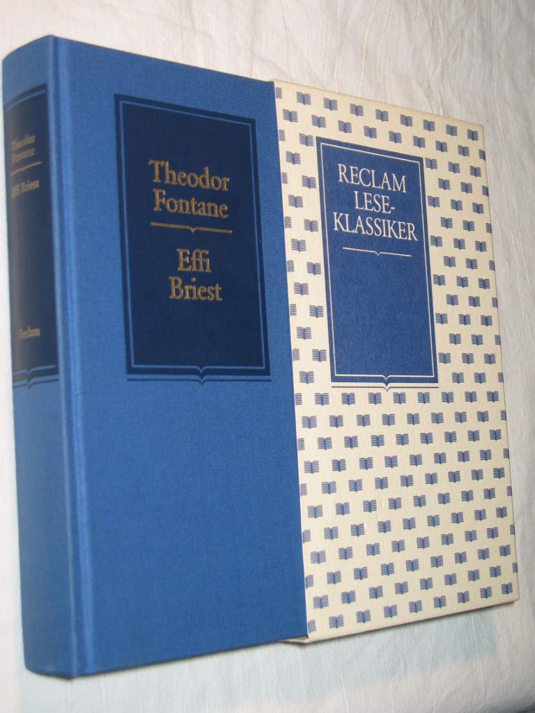 Effi Briest: (Reclam Lese-Klassiker) Books