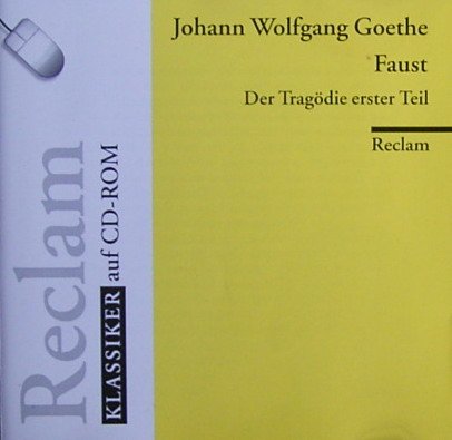 Faust I: (Reclam Klassiker auf CD-ROM) Books