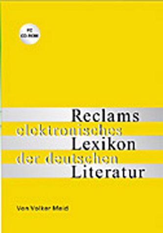 Reclams elektronisches Lexikon der deutschen Literatur Books