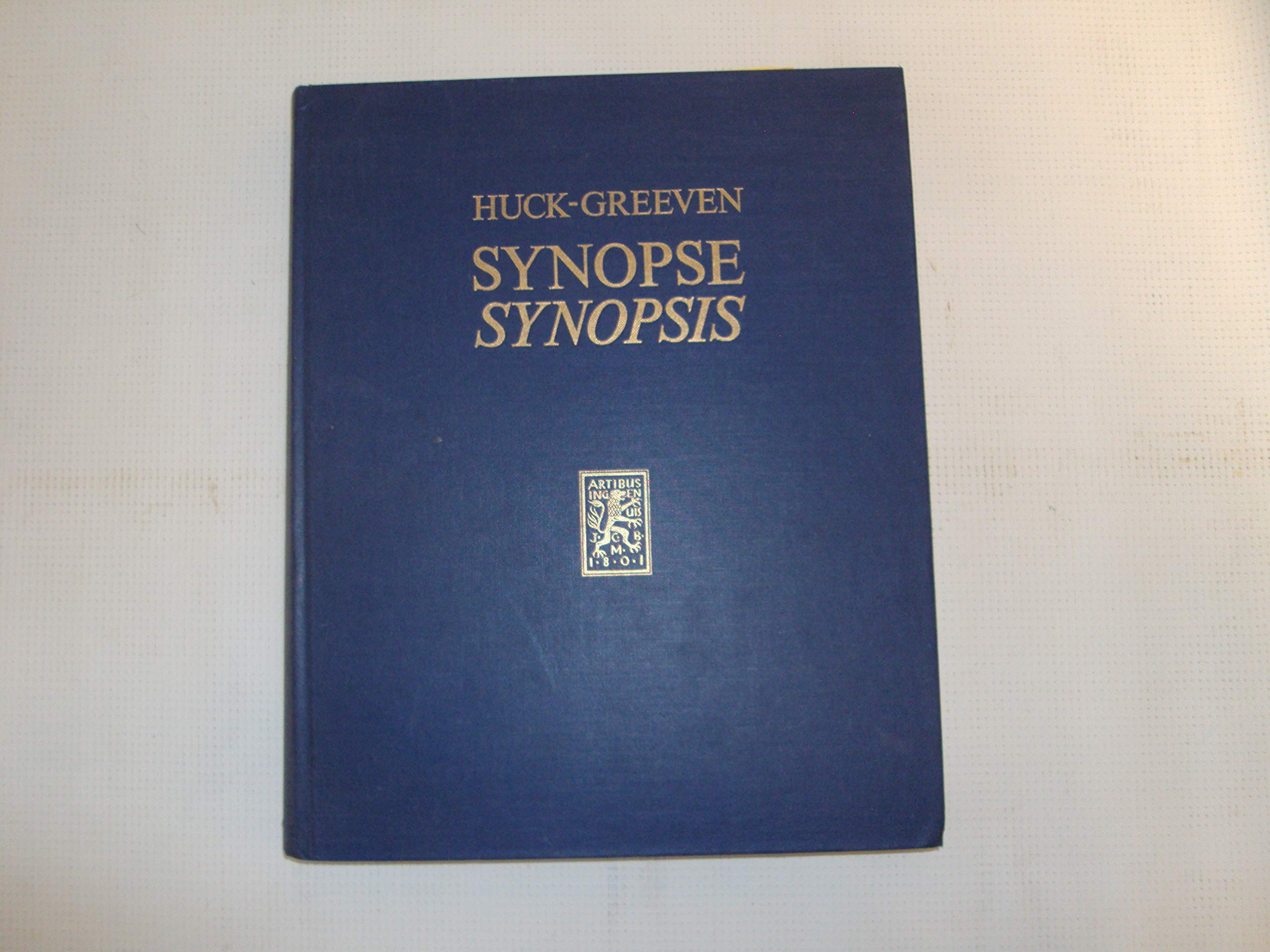 Synopse der drei ersten Evangelien, mit Beigabe der johanneischen Parallelstellen / Synopsis of the first three Gospels, with the Addition of the Johannine Parallels Religion & Esotericism