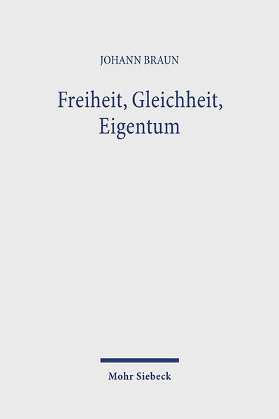 Freiheit, Gleichheit, Eigentum: Grundfragen des Rechts im Lichte der Philosophie J. G. Fichtes Law