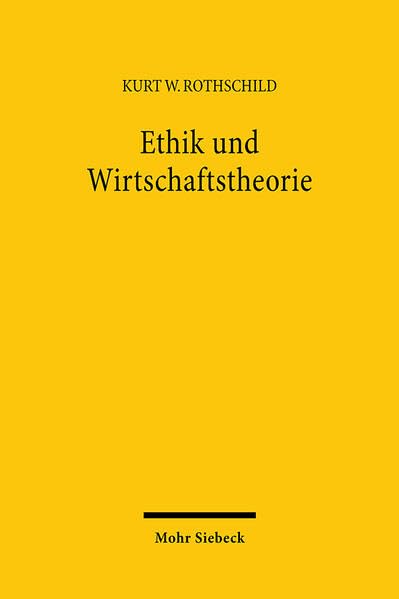 Ethik und Wirtschaftstheorie / Ethik und Wirtschaftstheorie Law