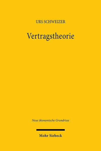 Vertragstheorie (Neue ökonomische Grundrisse) Law