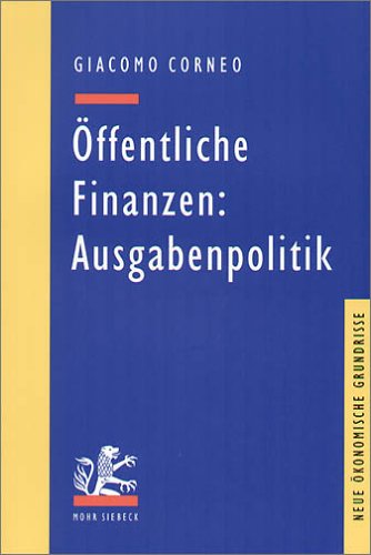 Öffentliche Finanzen: Ausgabenpolitik Books