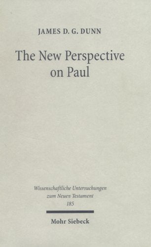 New Perspective on Paul: Collected Essays book