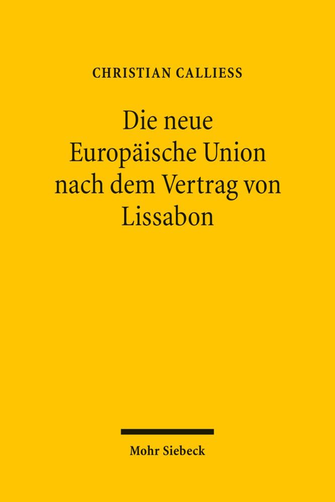 Die neue Europäische Union nach dem Vertrag von Lissabon book