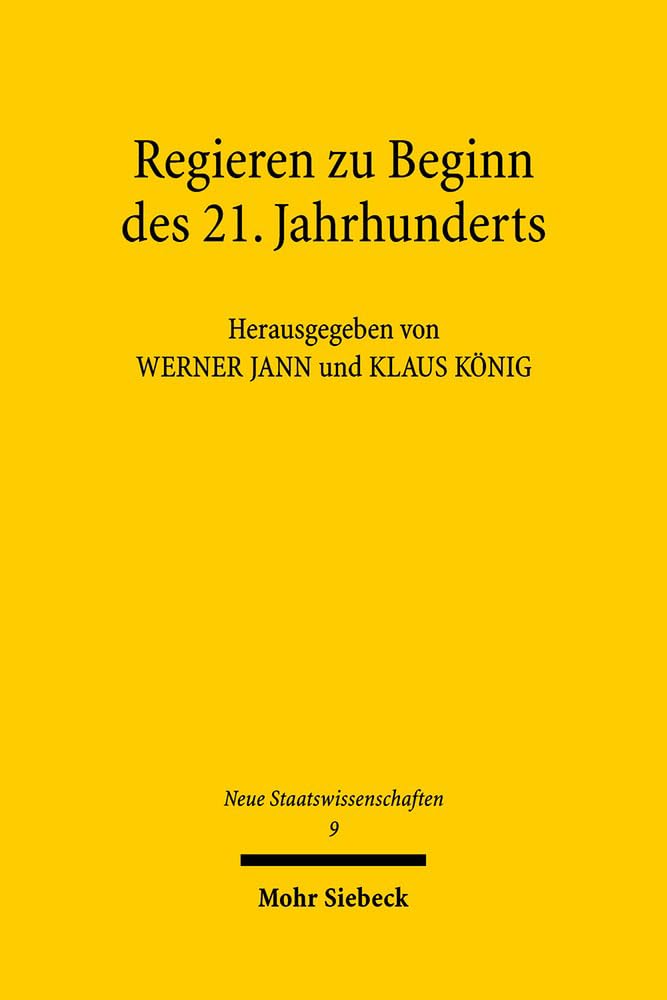 Regieren zu Beginn des 21. Jahrhunderts Law