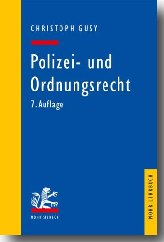 Polizei- und Ordnungsrecht Law