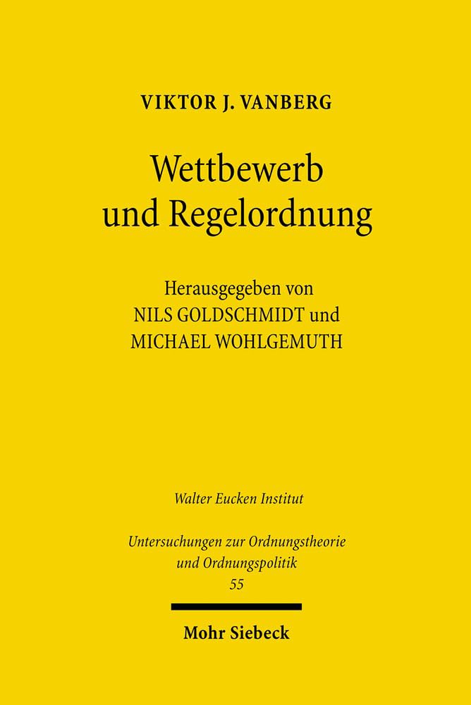 Wettbewerb und Regelordnung book