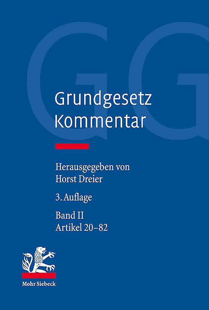 Grundgesetz-Kommentar: Band II: Artikel 20-82 Law