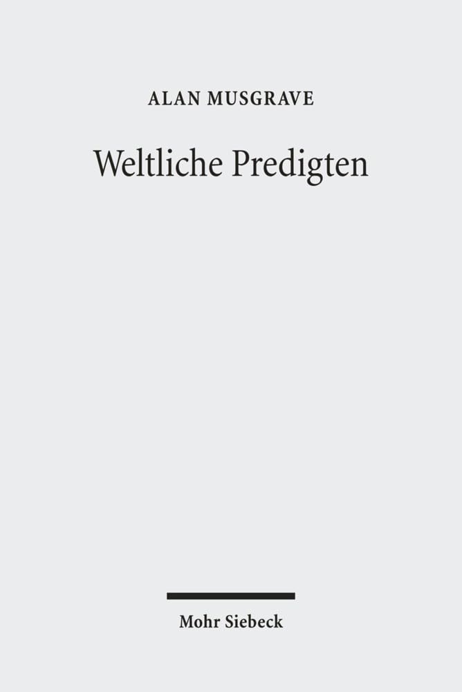 Weltliche Predigten: Essays über Wissenschaft und Philosophie Law