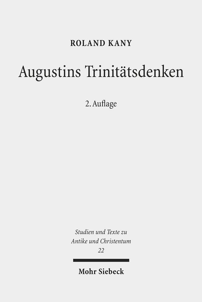 Augustins Trinitätsdenken Philosophy