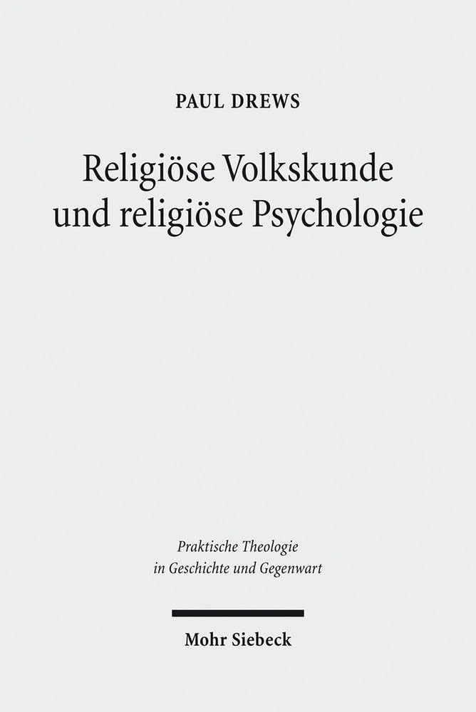 Religiöse Volkskunde und religiöse Psychologie Historical Fiction