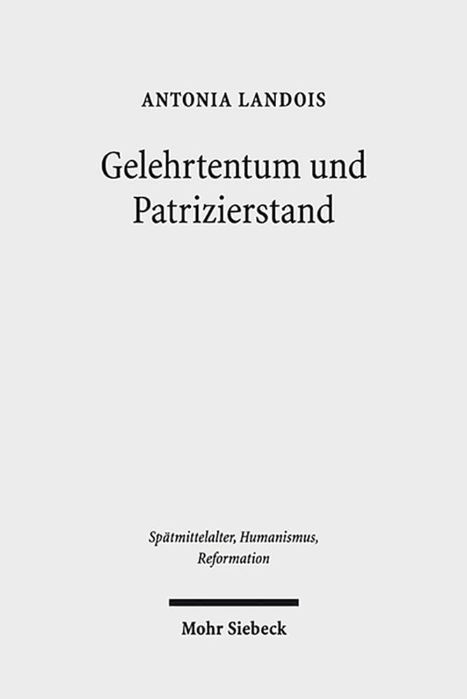 Gelehrtentum und Patrizierstand Psychology