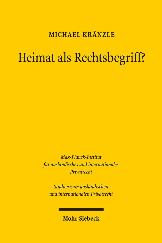 Product Image: Heimat als Rechtsbegriff?