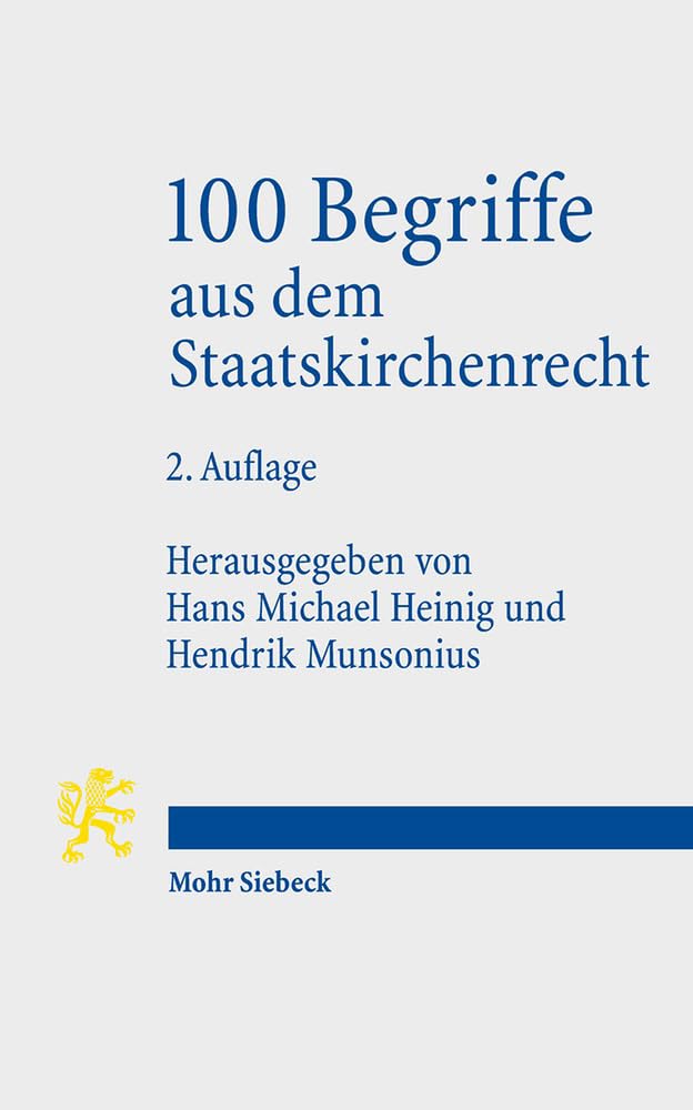 100 Begriffe aus dem Staatskirchenrecht Law