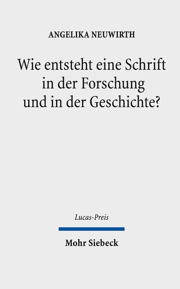 Wie entsteht eine Schrift in der Forschung und in der Geschichte? book