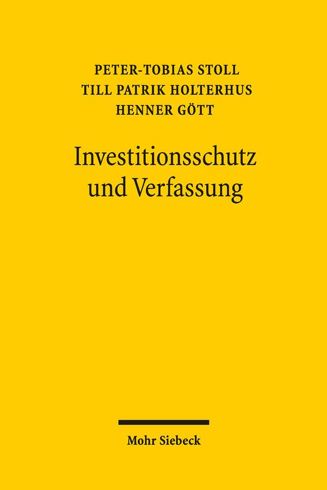 Investitionsschutz und Verfassung book