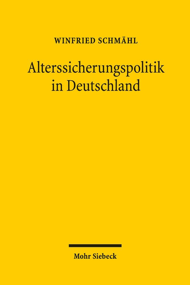Alterssicherungspolitik in Deutschland Law