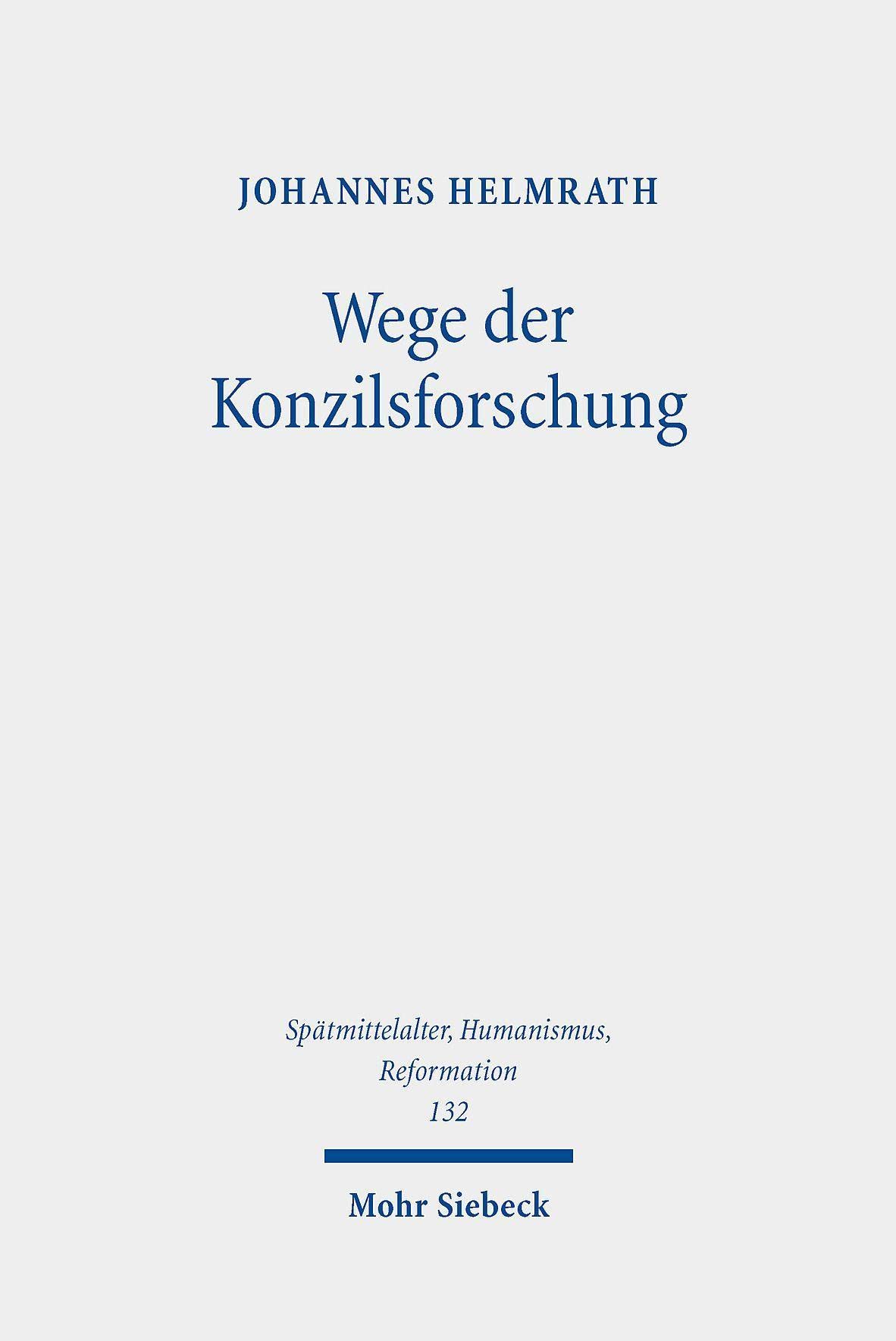 Wege der Konzilsforschung Contemporary literature