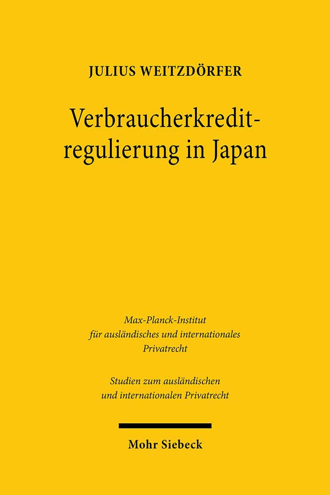 Verbraucherkreditregulierung in Japan book